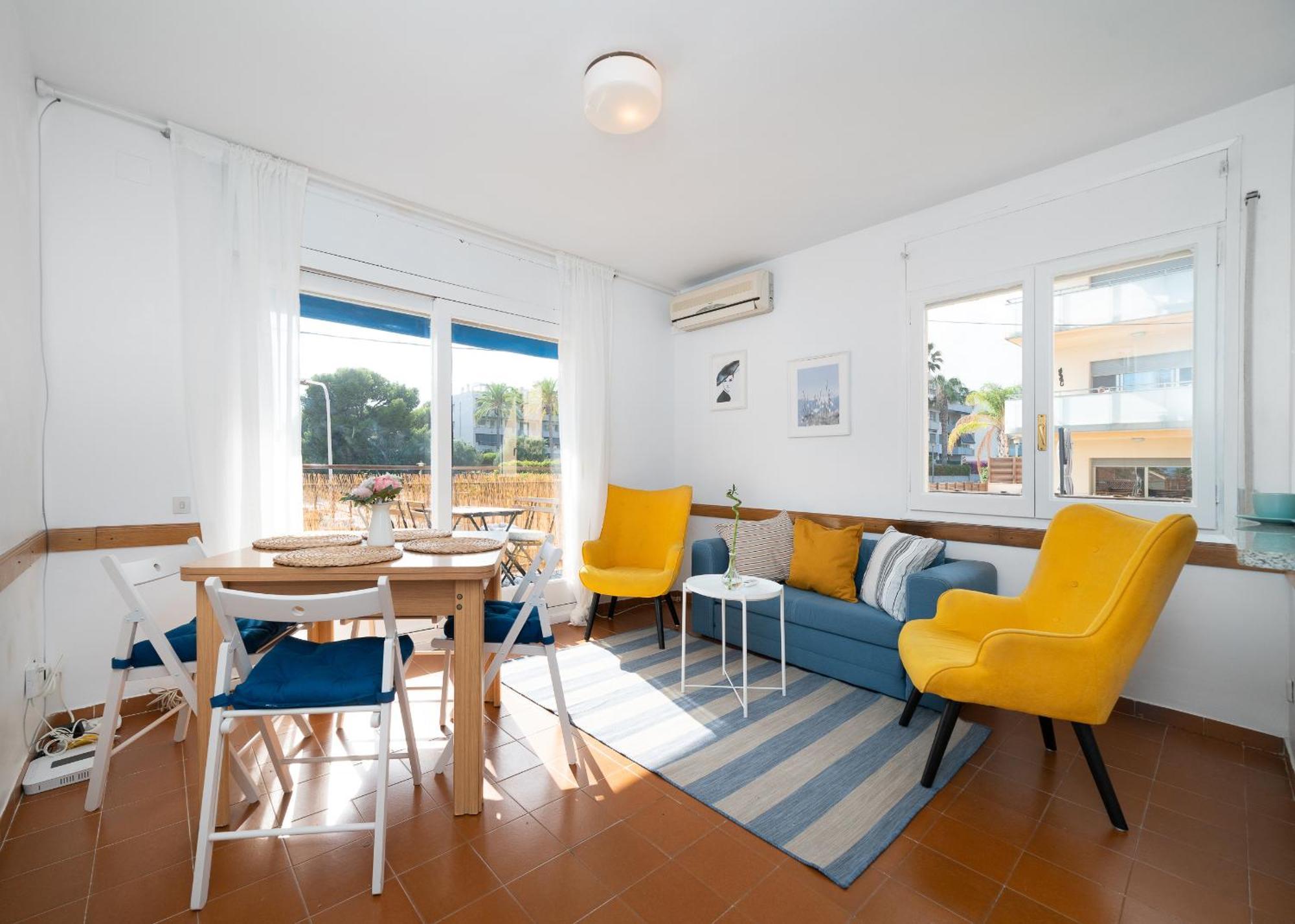Beach Flat With Terrace Sant Salvador Exterior foto